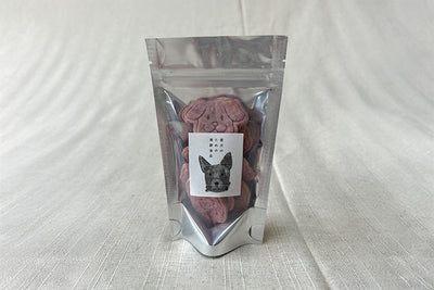 犬用グルテンフリー酵母クッキー(袋入り) 50g (燻製レバー)