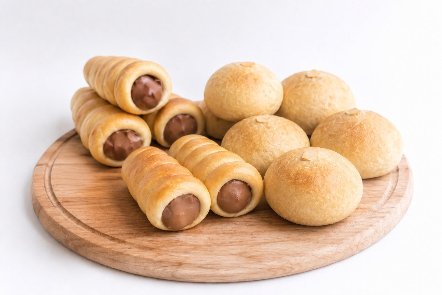 【夏限定】凍らせて食べるひんやりパンセット｜クリームパン5個＋コロネ5個